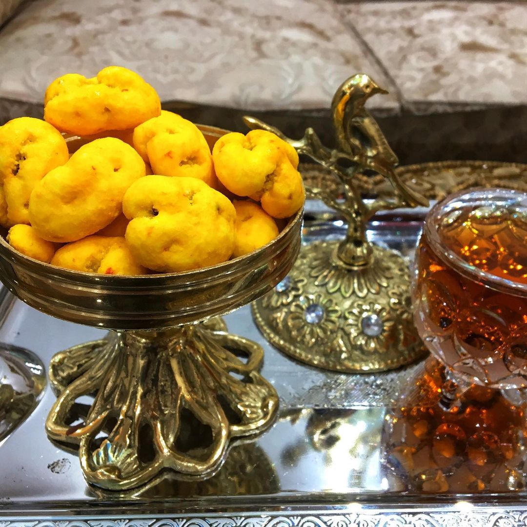 تصویر 3 از فروش نقل زعفرانی گردویی + قیمت خرید به صرفه
